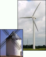 Windkraft früher und heute